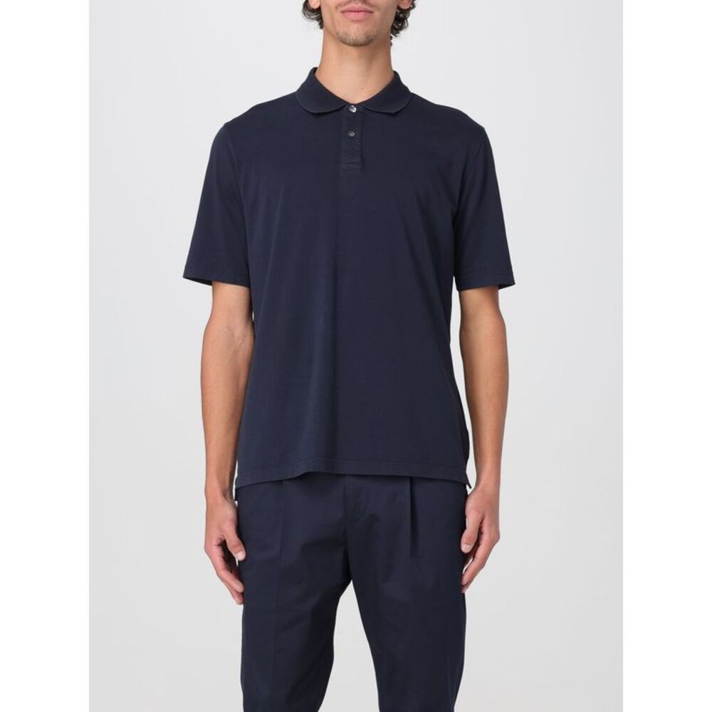 Alpha Studio Polo Shirt Men Blue